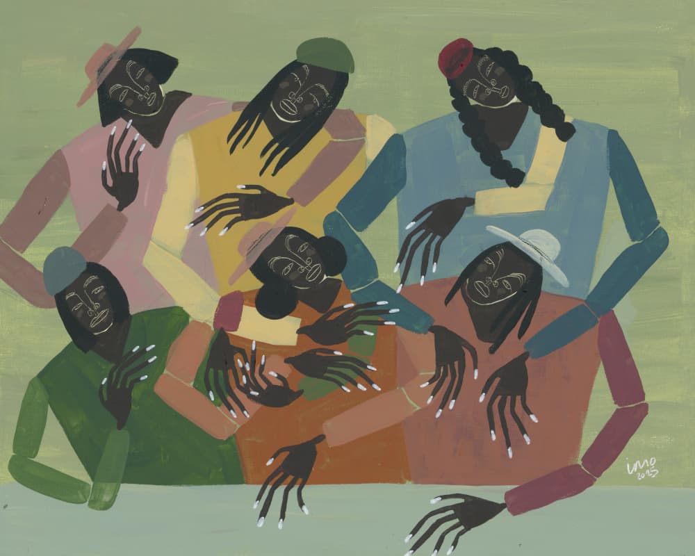 Gossip by Studio IMO — canvas wall art