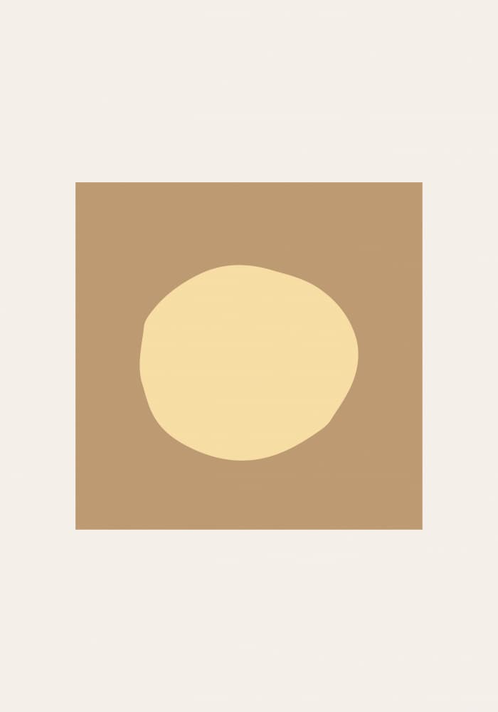 Warm Minimal Shape by Old Artists Studio — canvas wall art