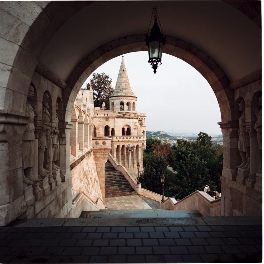 Fisherman's Bastion Budapest by Thabiet Kamaldien — canvas wall art