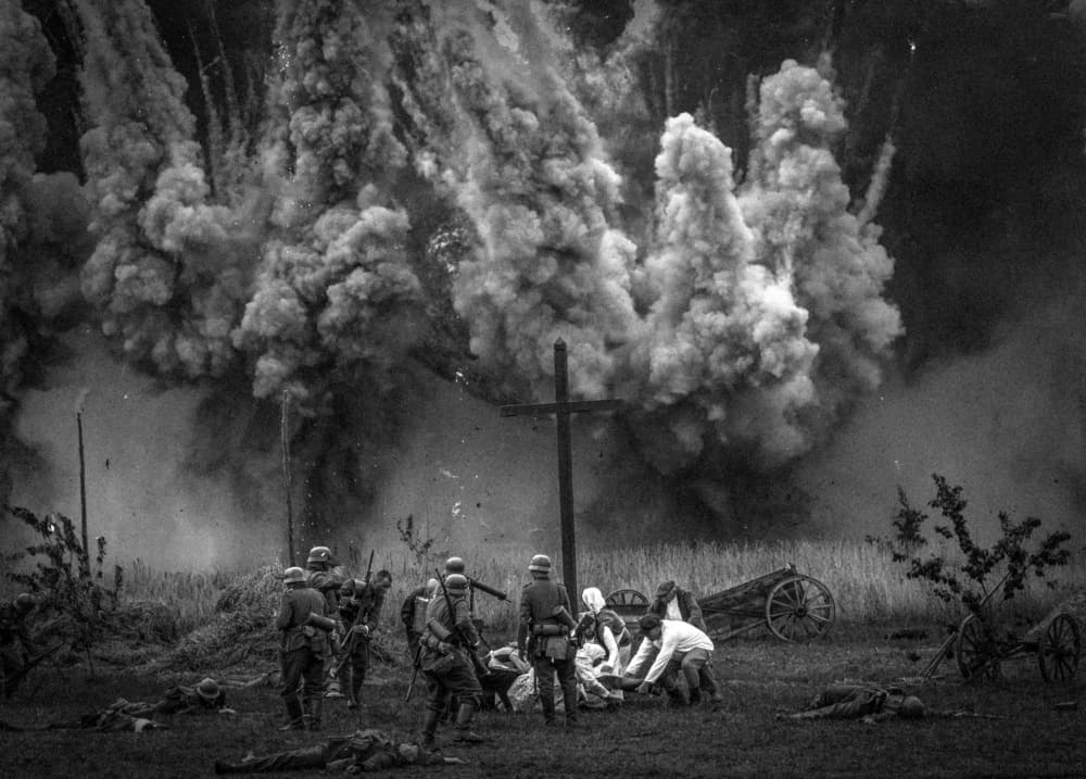 Dramatic War Scene by Slawomir Kowalczyk AFRP  FIAP  IAAP — canvas wall art
