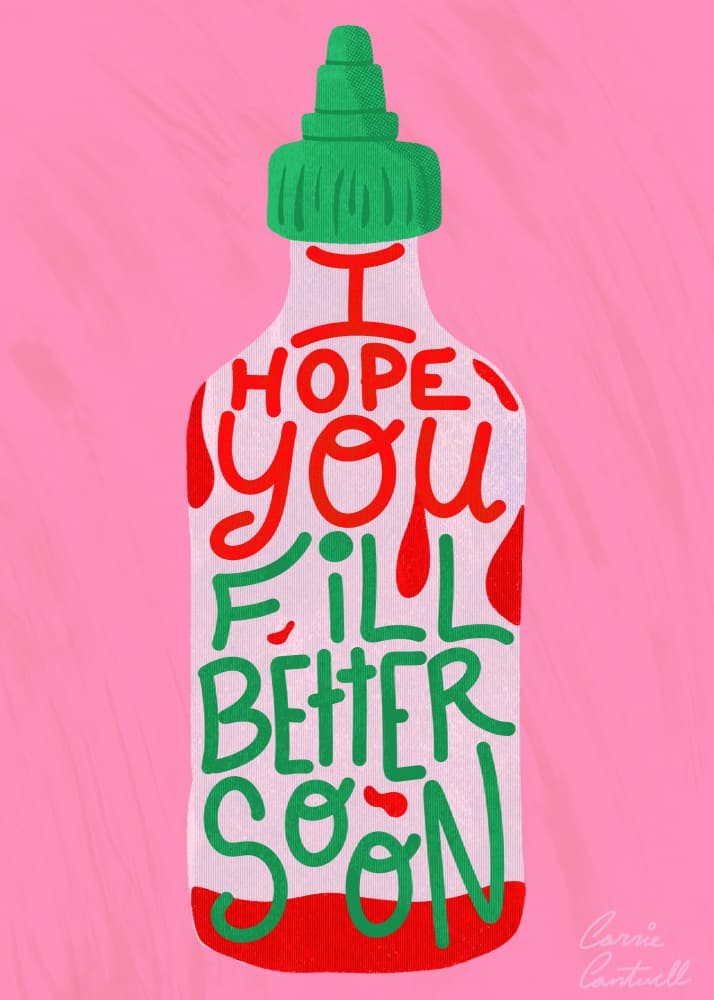 Fill Better Soon by Carrie Cantwell — canvas wall art