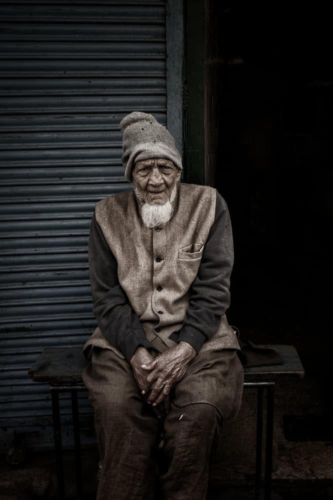 Pensive Old Man by Pavol Stranak — canvas wall art