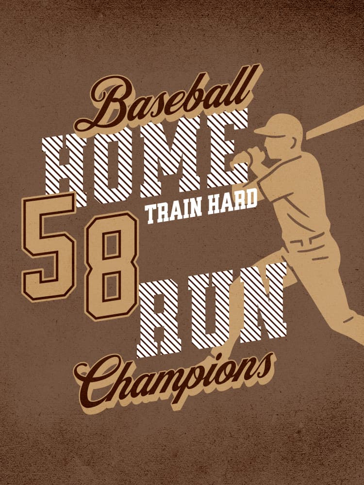 Vintage Baseball Champion by Old Artists Studio IV — canvas wall art