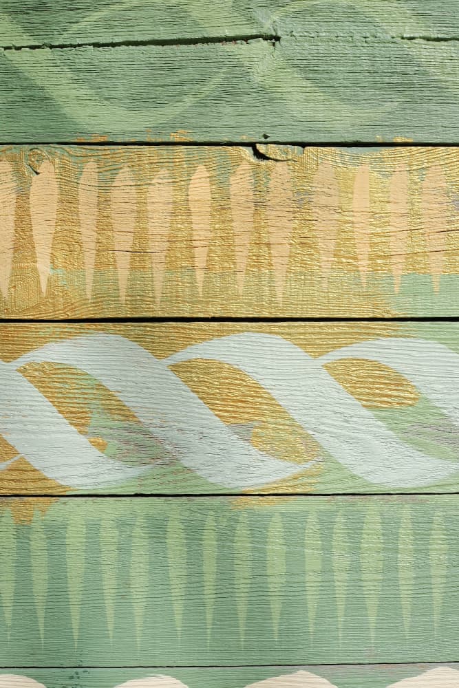 Rustic Painted Wood Patterns by Old Artists Studio III — canvas wall art