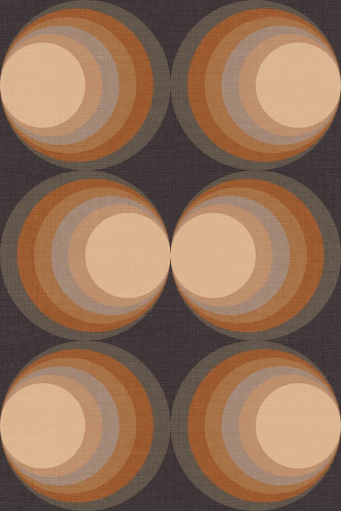 Mid Century Circles by Alexandra Weise — canvas wall art