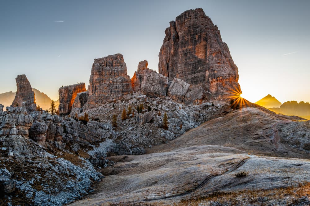 Dolomites Sunrise Peaks by Slawomir Kowalczyk AFRP  FIAP  IAAP — canvas wall art