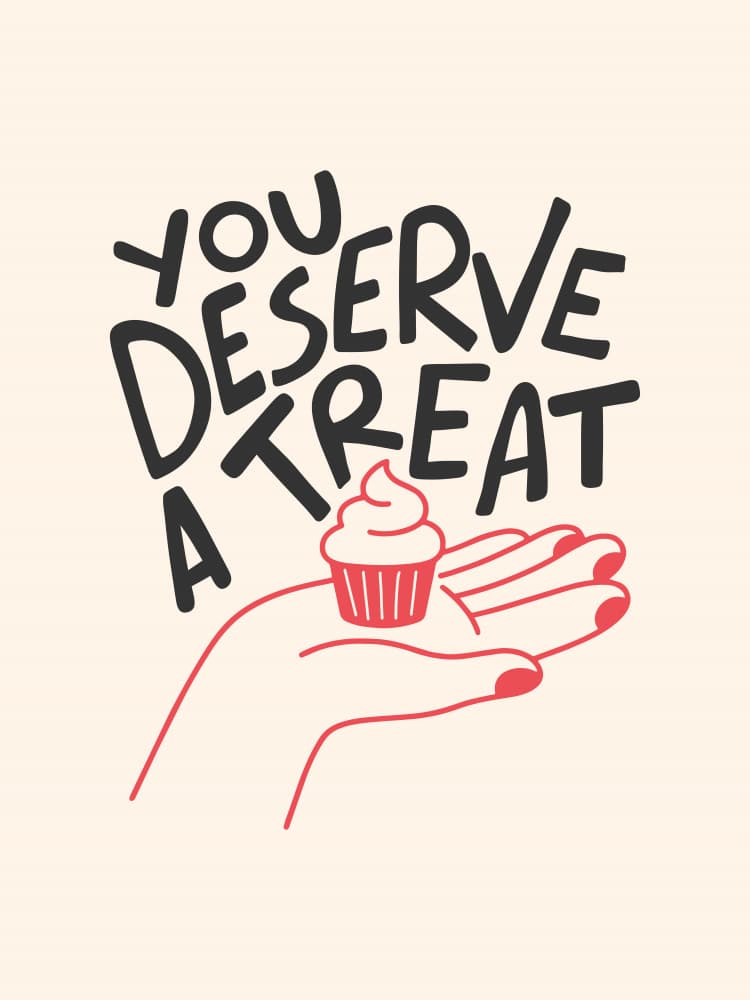 You Deserve A Treat by Mathieu — canvas wall art