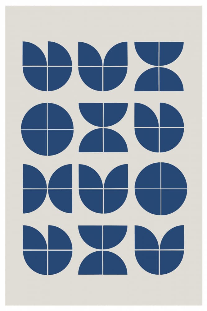 Geometric Harmony by THE MIUUS STUDIO — canvas wall art