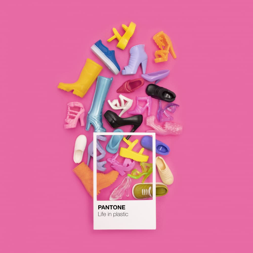 Playful Doll Shoes Collection by Julia Ramiro — canvas wall art