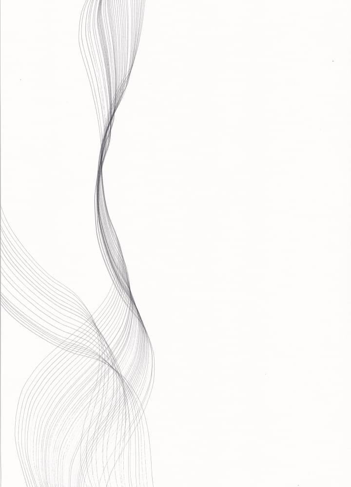 Flowing Grey Curves by Maira Ribena — canvas wall art