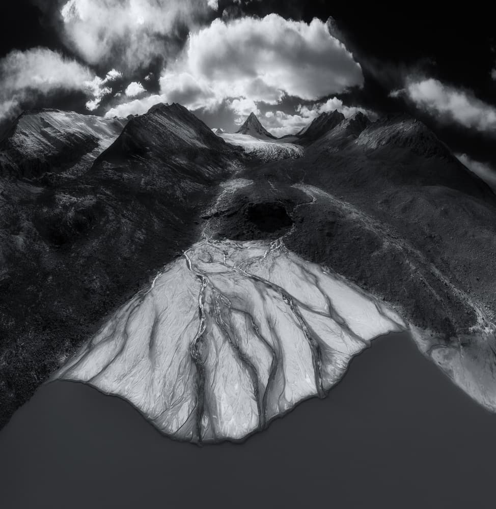 Dramatic Glacial Landscape by Selions（陈磊） — canvas wall art