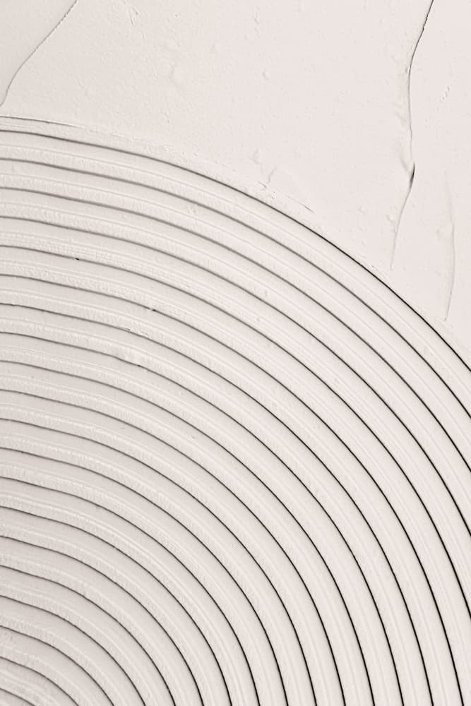 Concentric Plaster Curves by Old Artists Studio III — canvas wall art