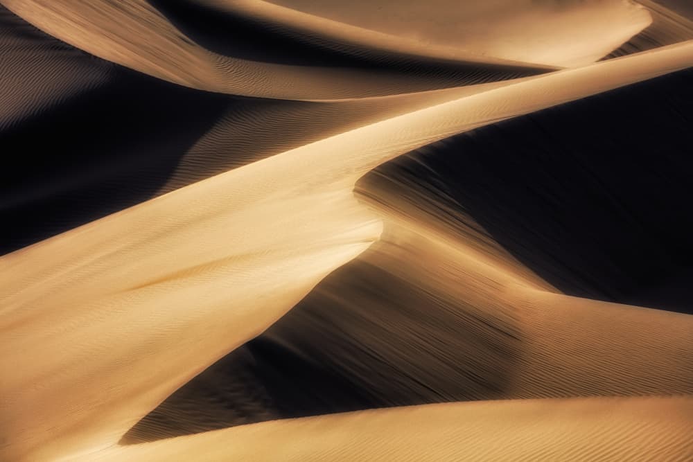 Golden Desert Dunes by Selions（陈磊） — canvas wall art