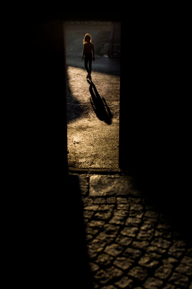 Golden Light Silhouette by Yasemin Bakan — canvas wall art