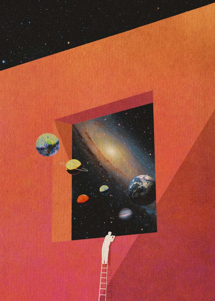 Window to the Universe by Nibera — canvas wall art