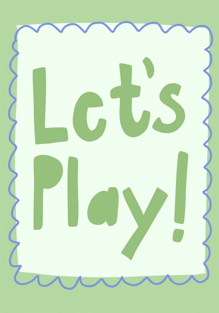 Game Time Invitation by Athene Fritsch — canvas wall art