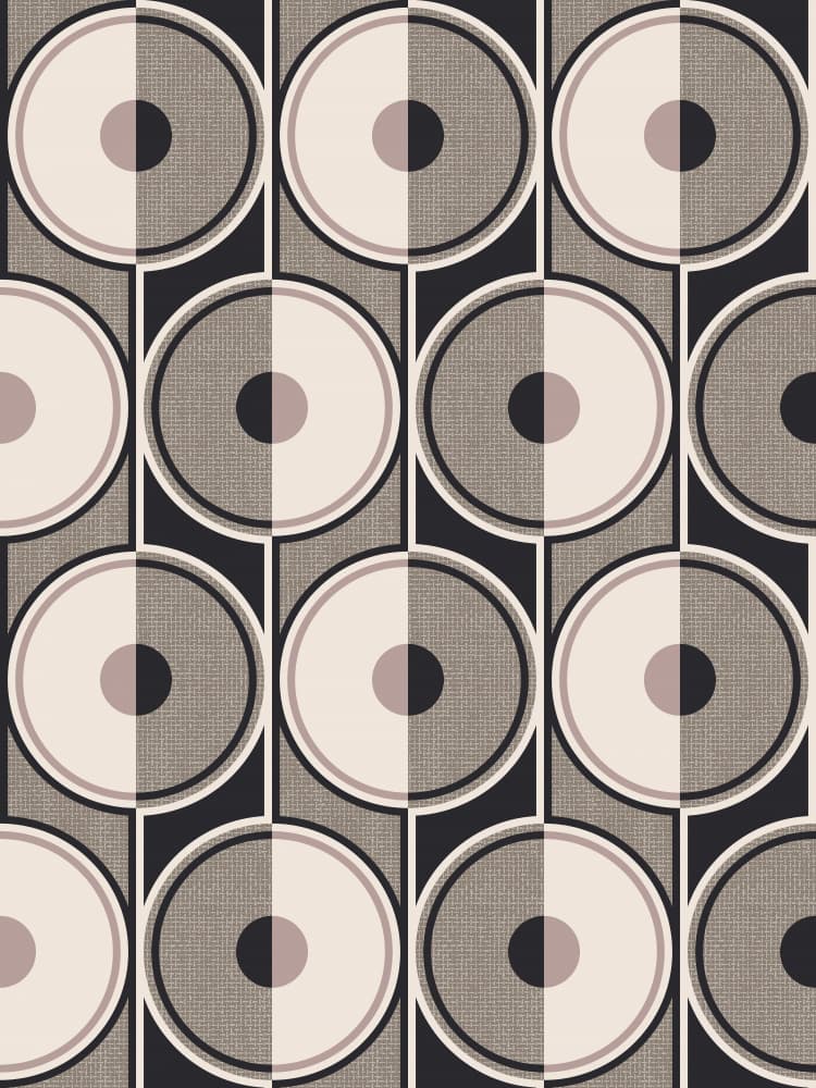 Modern Geometric Circles by Alexandra Weise — canvas wall art