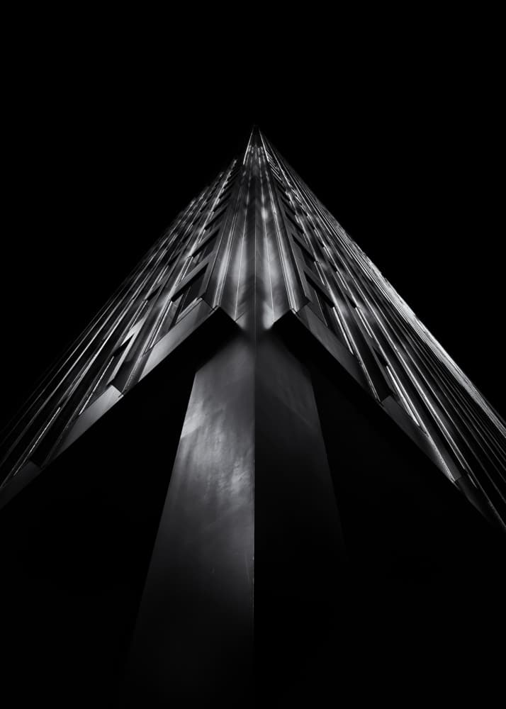 Modern Building Perspective by The Learning Curve Photography — canvas wall art