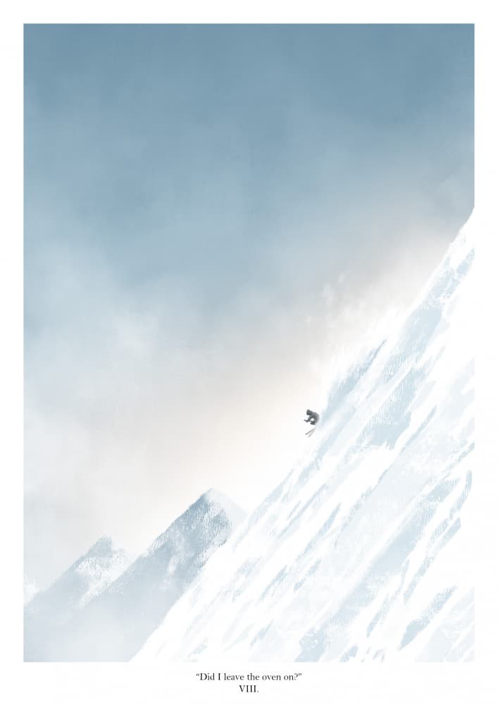 Extreme Mountain Skiing by Jake Waldron — canvas wall art