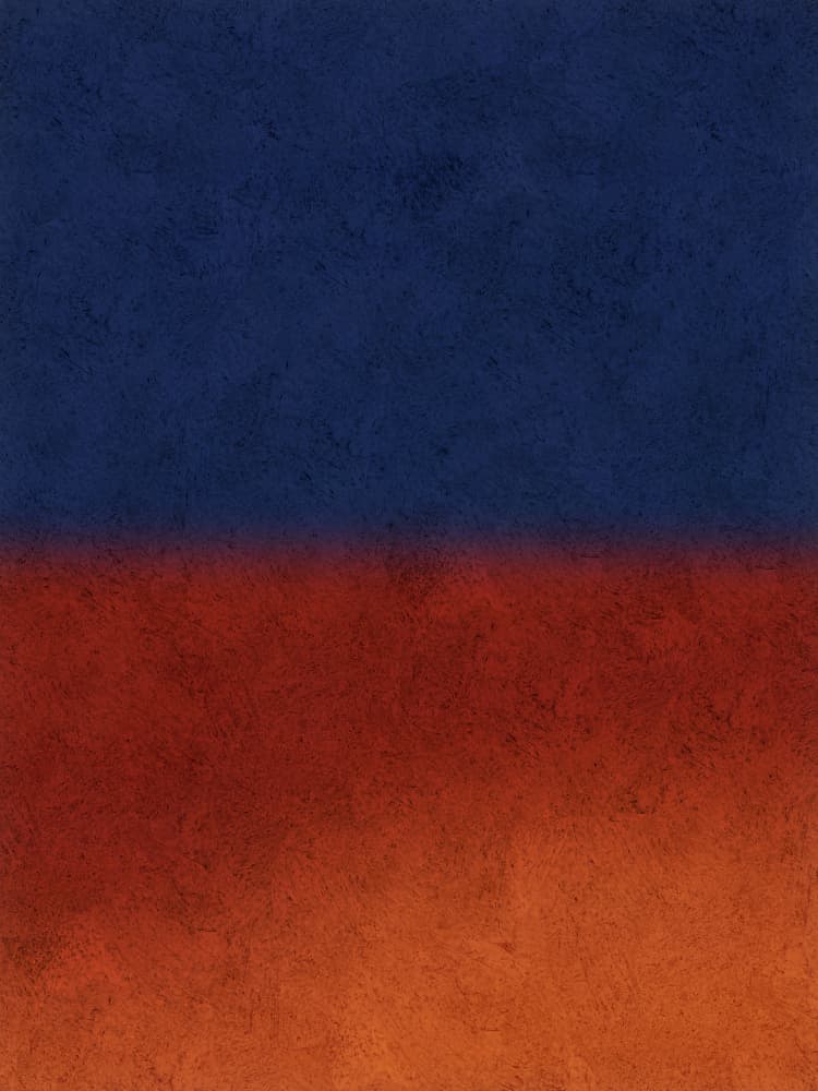 Blue &amp; Red by Rikard Martin — canvas wall art