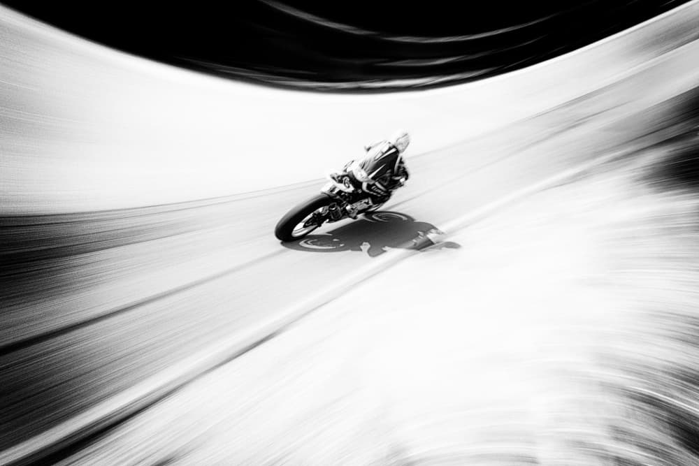 Motorcycle Speed Blur by Paulo Abrantes — canvas wall art