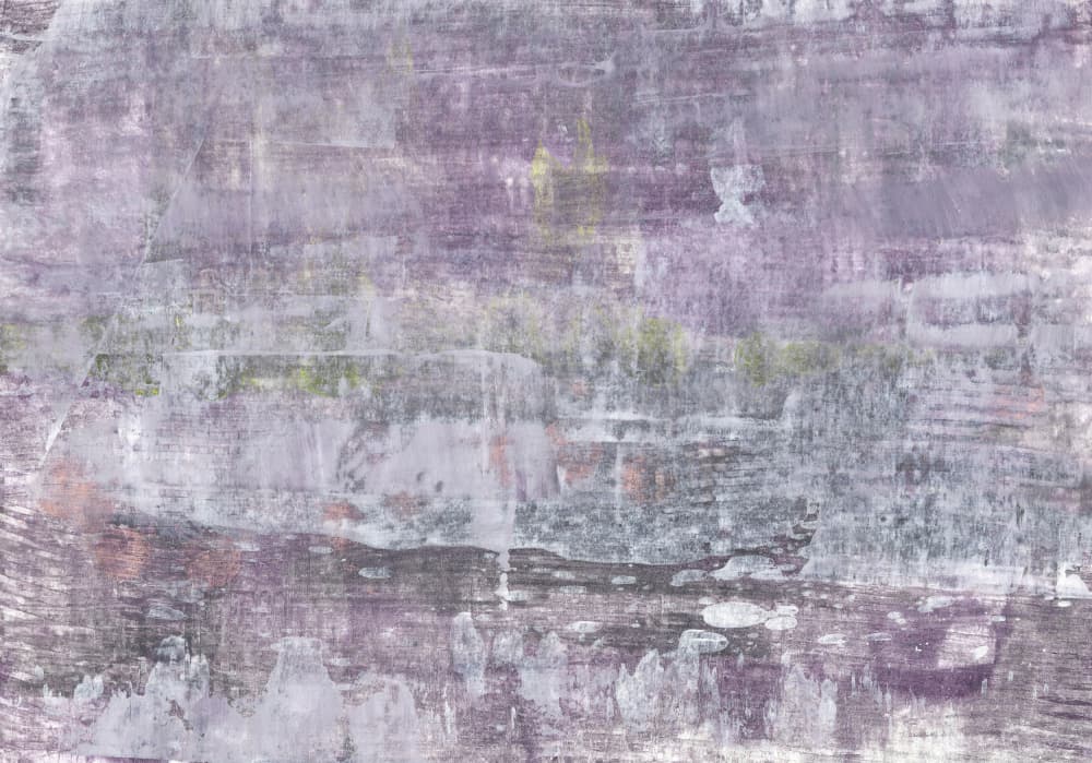 Textured Purple Gray Abstract by Annick — canvas wall art