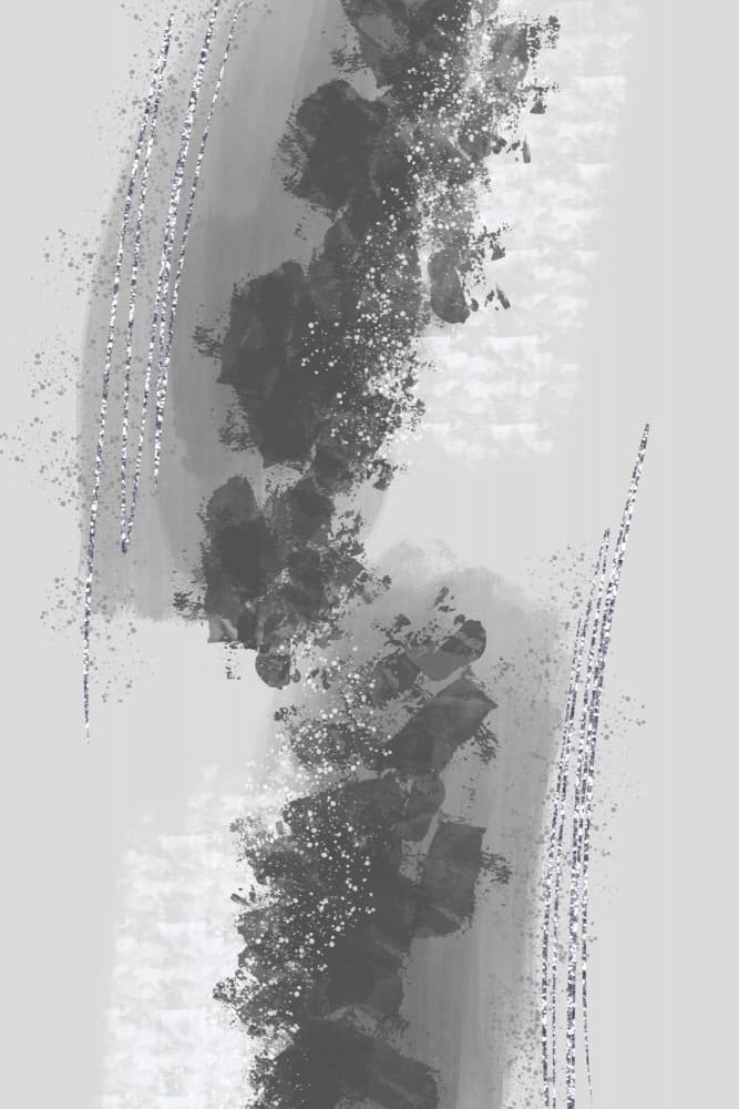 Textured Gray Sparkle by Melanie Viola — canvas wall art