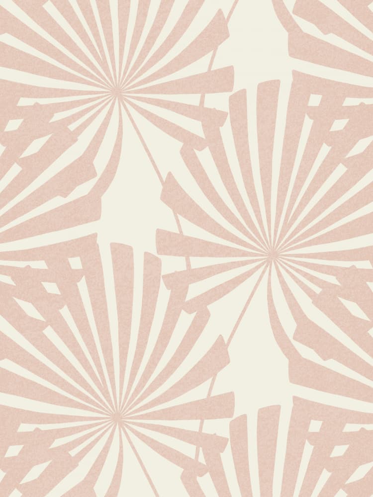 Soft Pink Palm Pattern by Krisztina Jung — canvas wall art