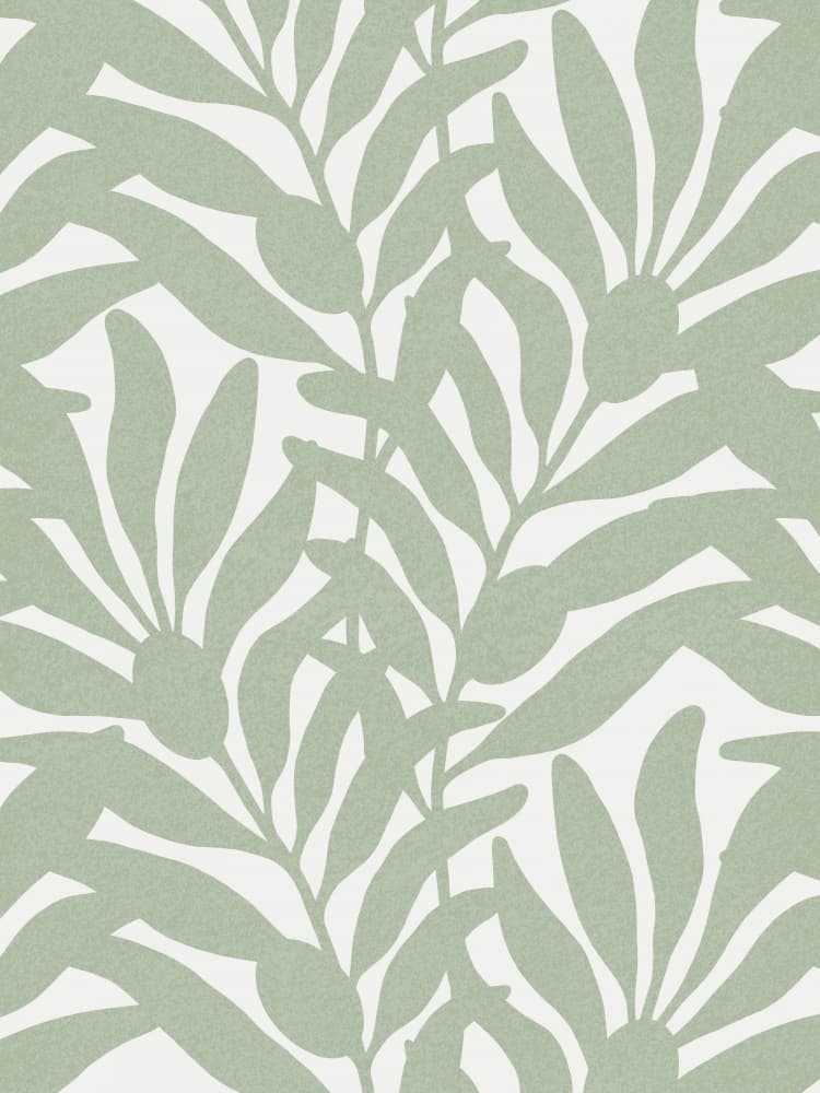 Olive Leaf Pattern by Krisztina Jung — canvas wall art