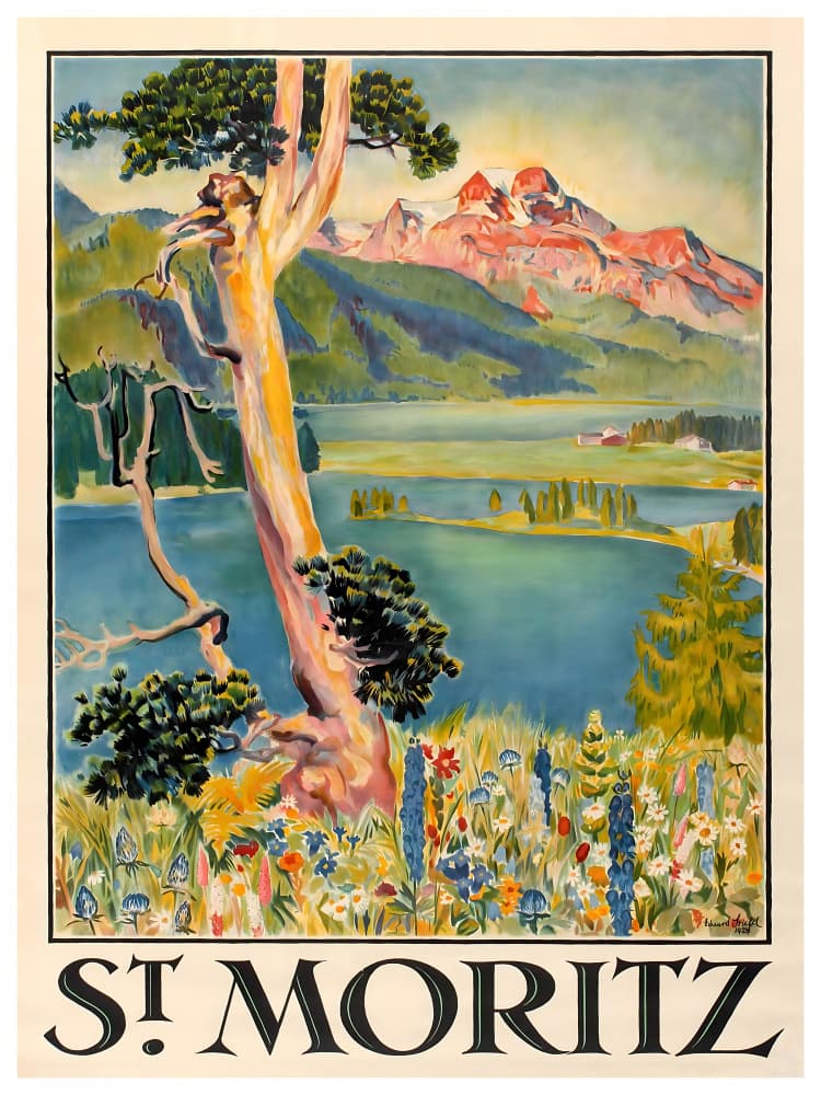 St. Moritz Alpine Landscape by Chad Hyde — canvas wall art