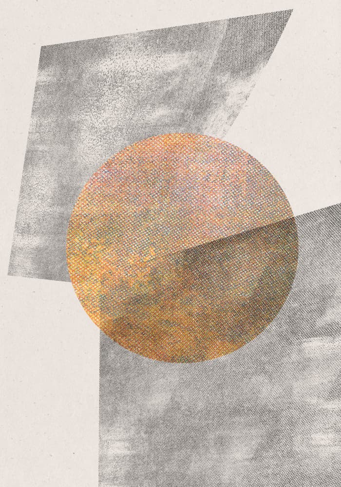 Golden Fusion by THE MIUUS STUDIO — canvas wall art