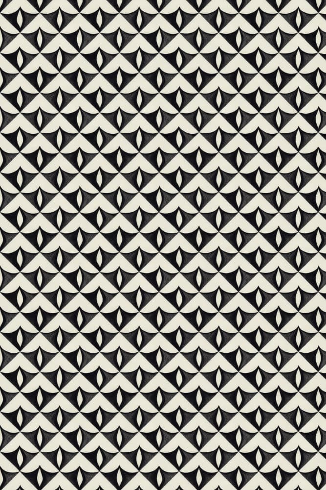 Monochrome Waves by Treechild — canvas wall art
