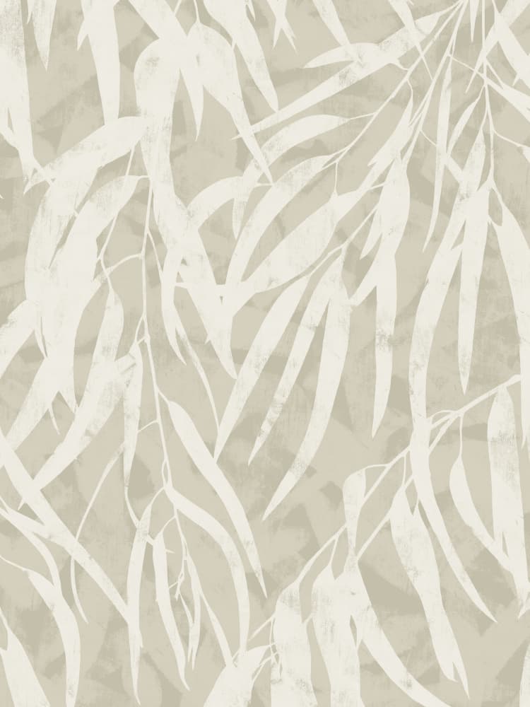 Neutral Leaf Pattern by Dana Ďuričeková — canvas wall art