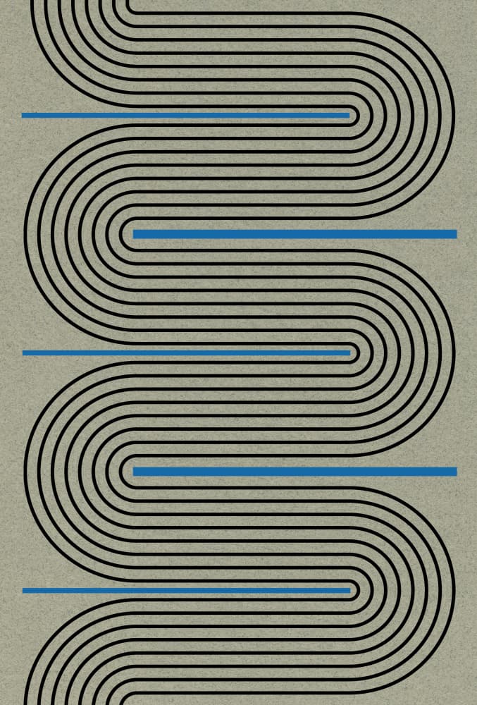 Curves &amp; Lines Symphony by THE MIUUS STUDIO — canvas wall art