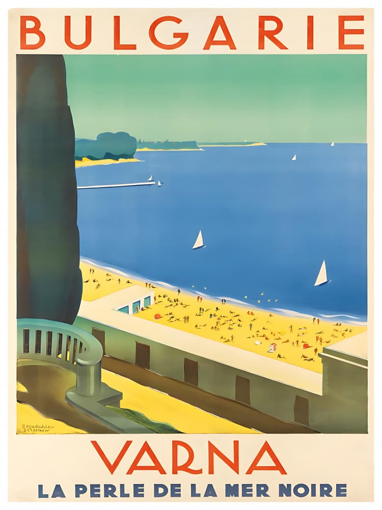 Varna Black Sea Beach by Chad Hyde — canvas wall art