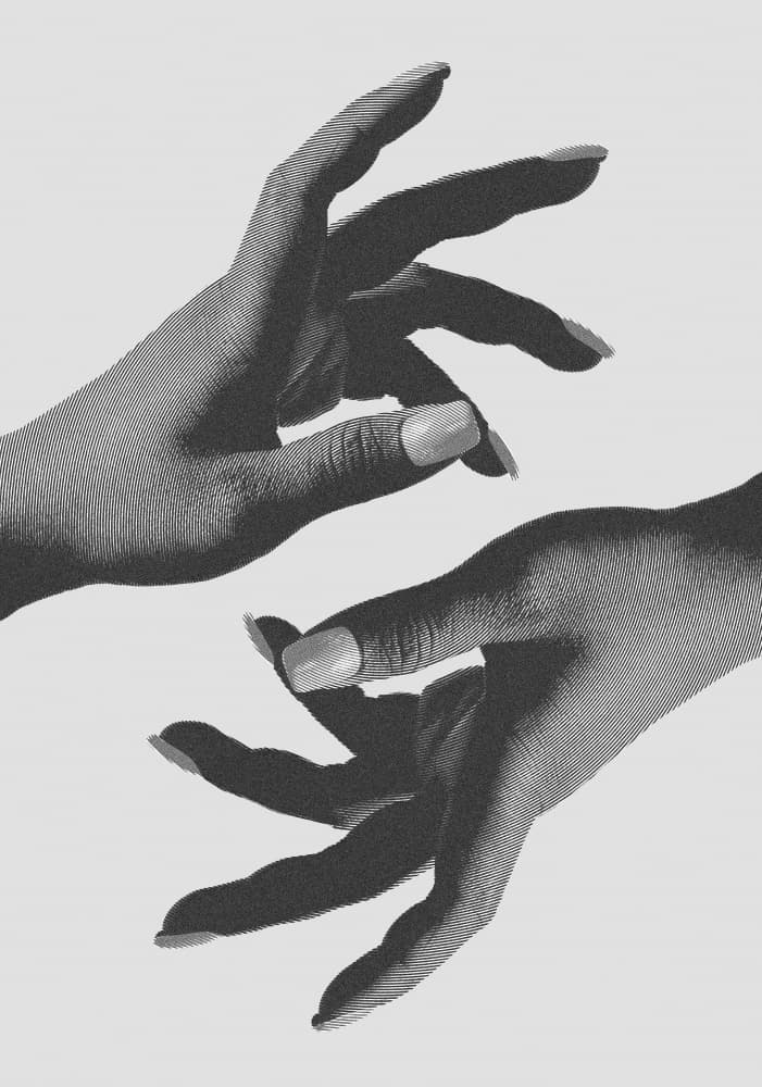 Elegant Hand Gesture by Old Artists Studio III — canvas wall art