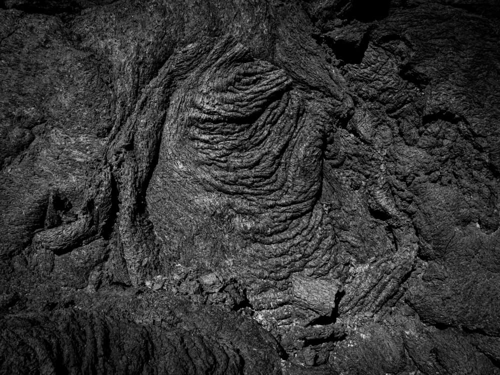 Flowing Lava Texture by Michael Bangiev — canvas wall art
