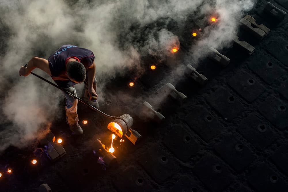 Molten Metal Craft by Yasemin Bakan — canvas wall art