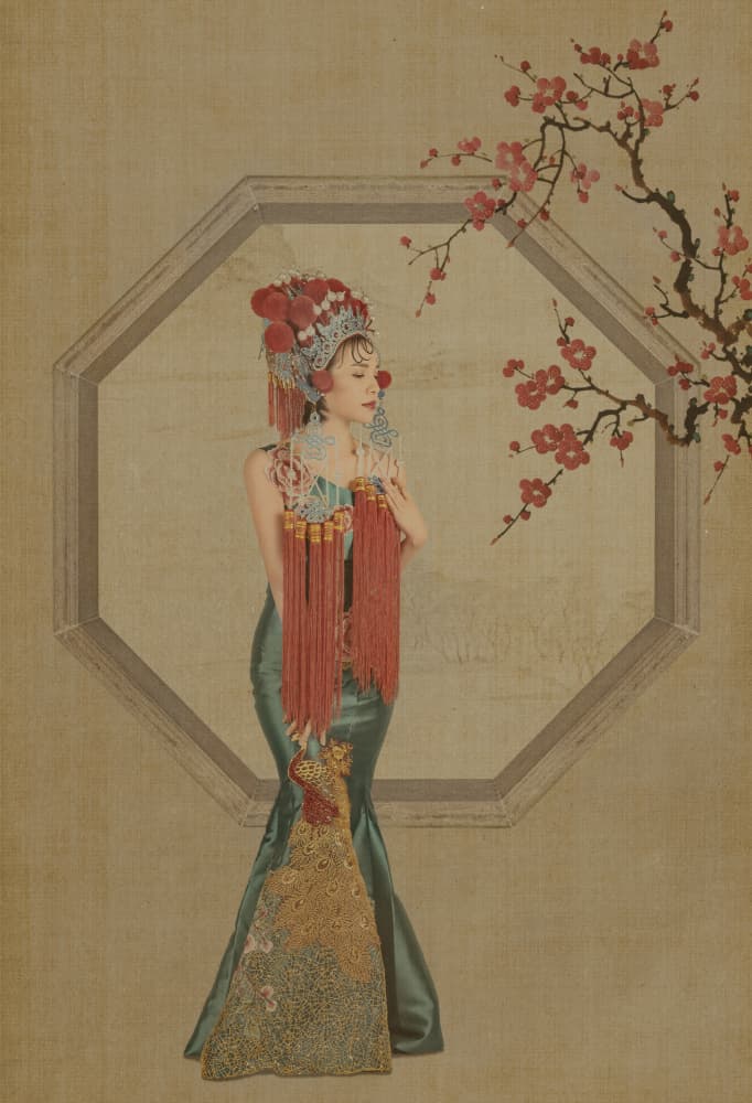 Chinese Plum Blossom Elegance by 吴子诚WuZiCheng — canvas wall art