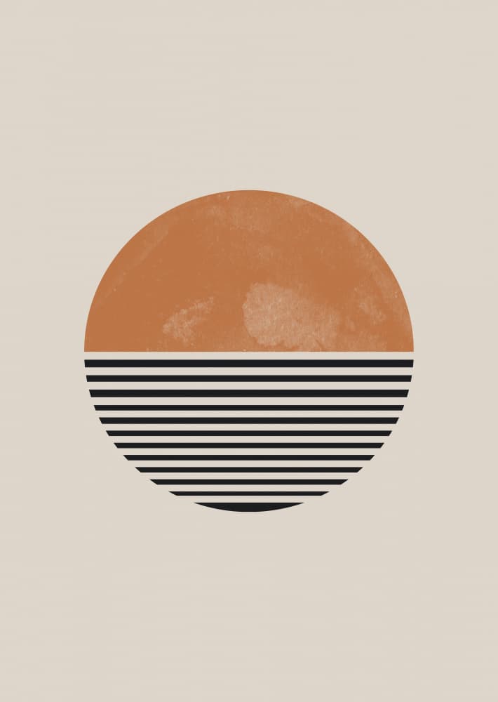 Striped Horizon by THE MIUUS STUDIO — canvas wall art