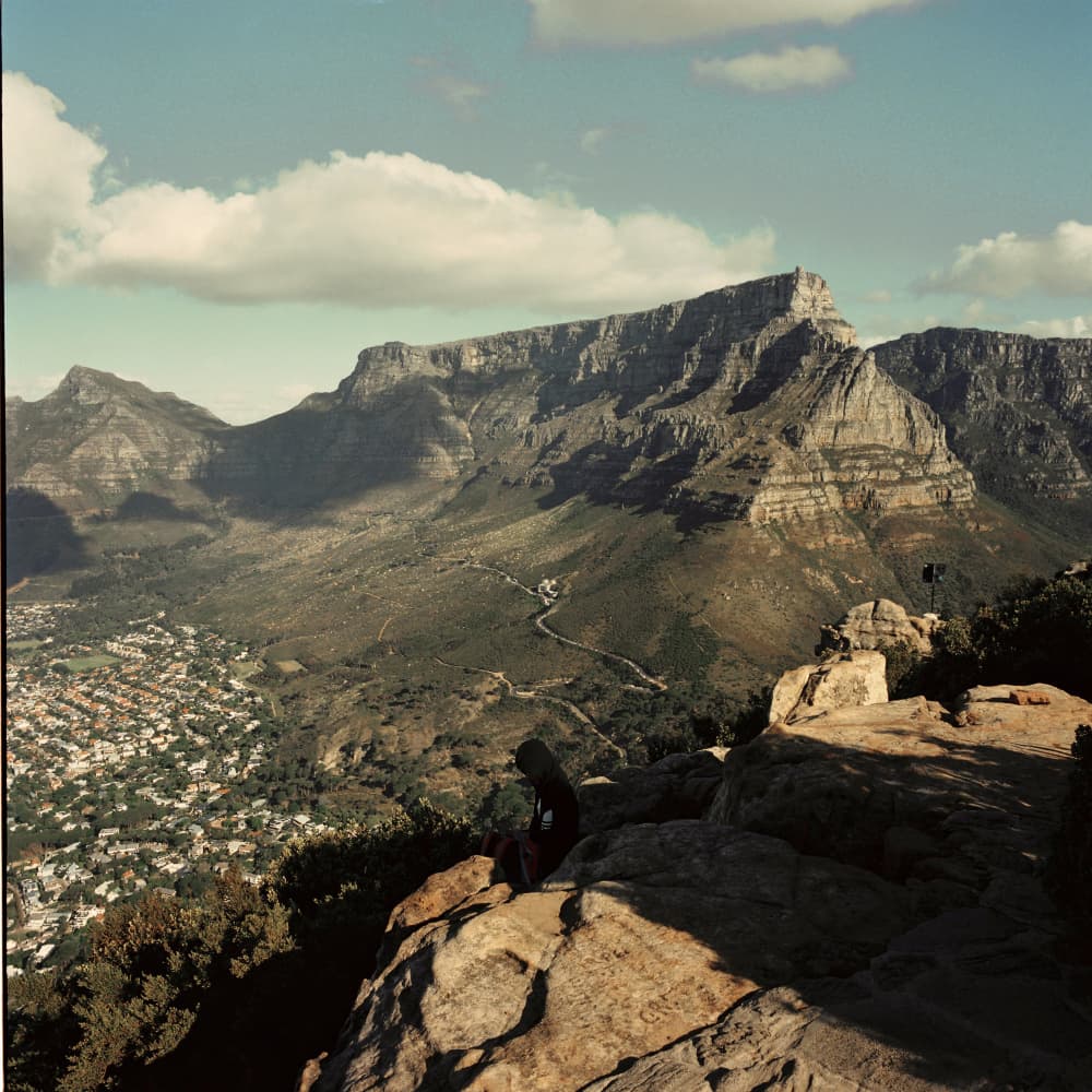 Table Mountain City View by Thabiet Kamaldien — canvas wall art