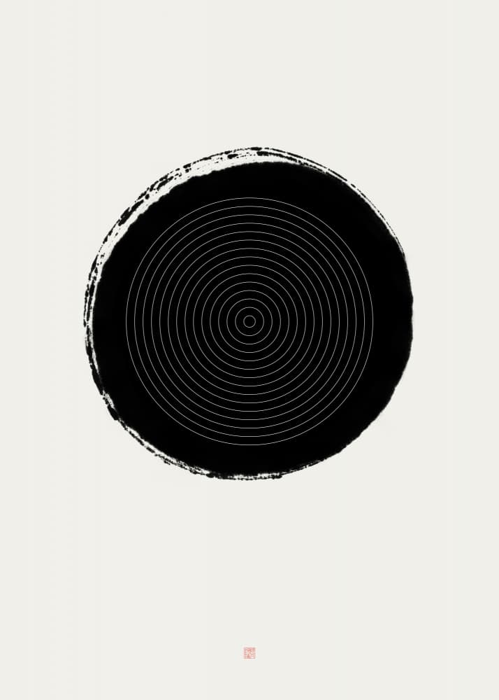 Zen Circle Balance by Thoth Adan — canvas wall art