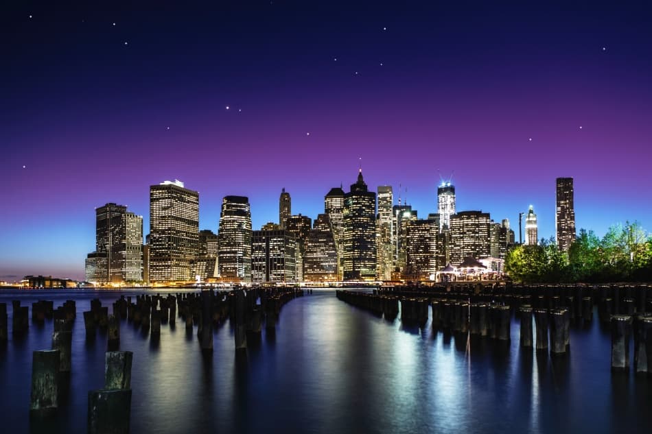 New York City Reflections by Nanouk el Gamal - Wijchers — canvas wall art