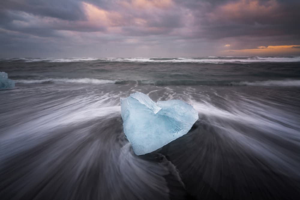 Ice Heart Beach by Yongnan Li （李永男） — canvas wall art