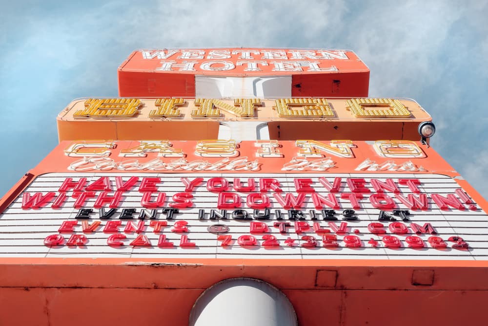 Vintage Casino Sign by Old Artists Studio III — canvas wall art