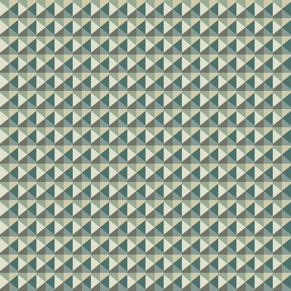 Muted Geometric Triangle Pattern by Little Dean — canvas wall art