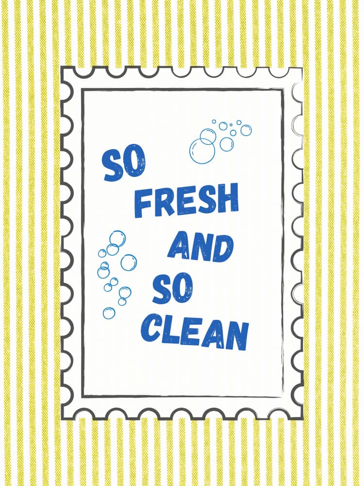 So Fresh And So Clean by Jolly and Dash — canvas wall art