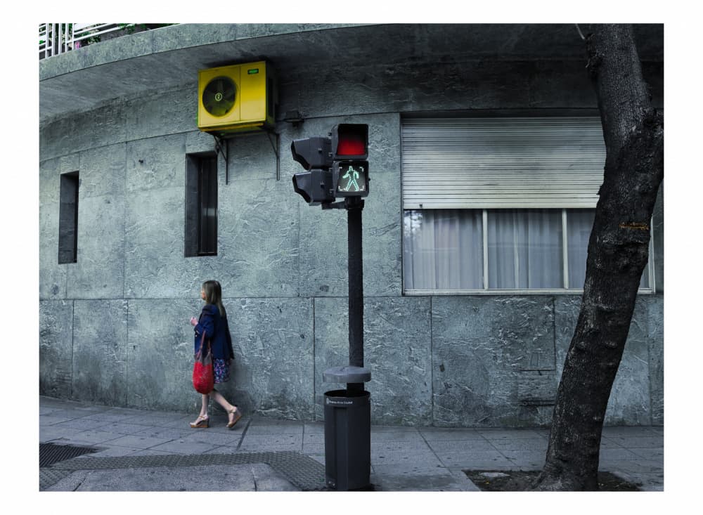 Urban Pedestrian Green Light by Thabiet Kamaldien — canvas wall art