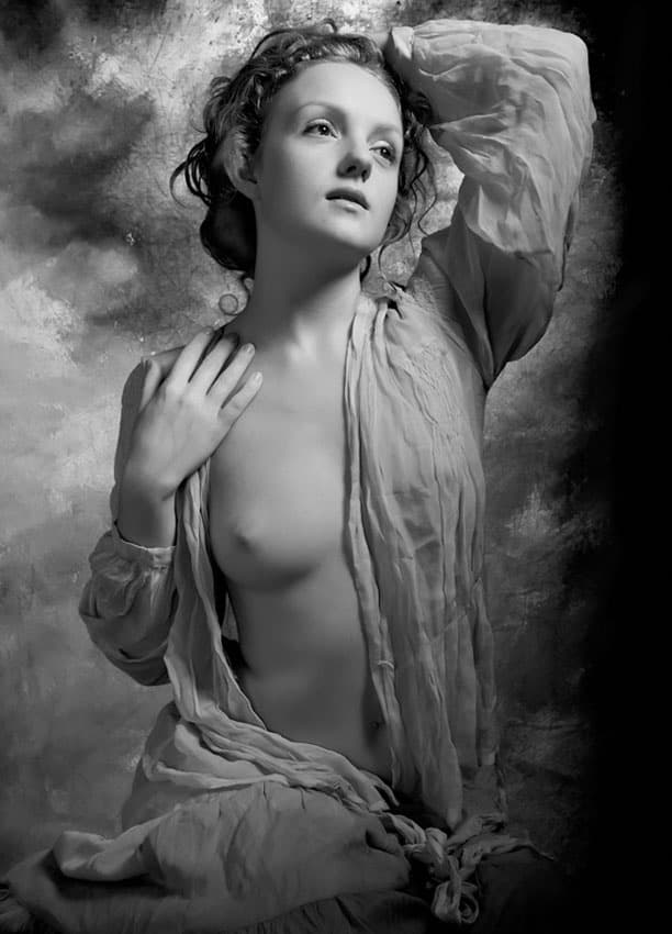 Ethereal Draped Woman by Peter Turner — canvas wall art