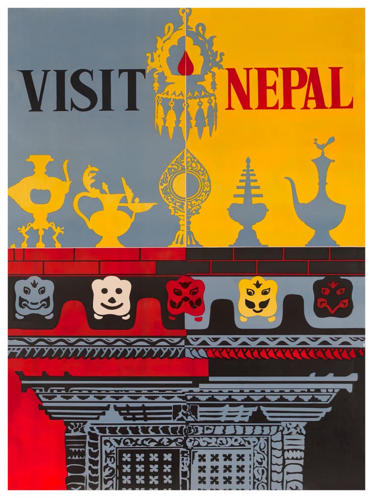 Ornate Nepal Travel by Chad Hyde — canvas wall art